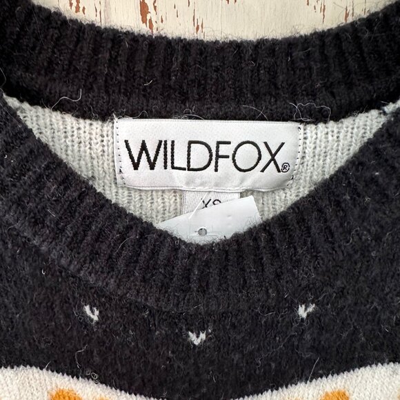 WILDFOX ROSE FAIR ISLE DISTRESSED SWEATER - Picture 8 of 9